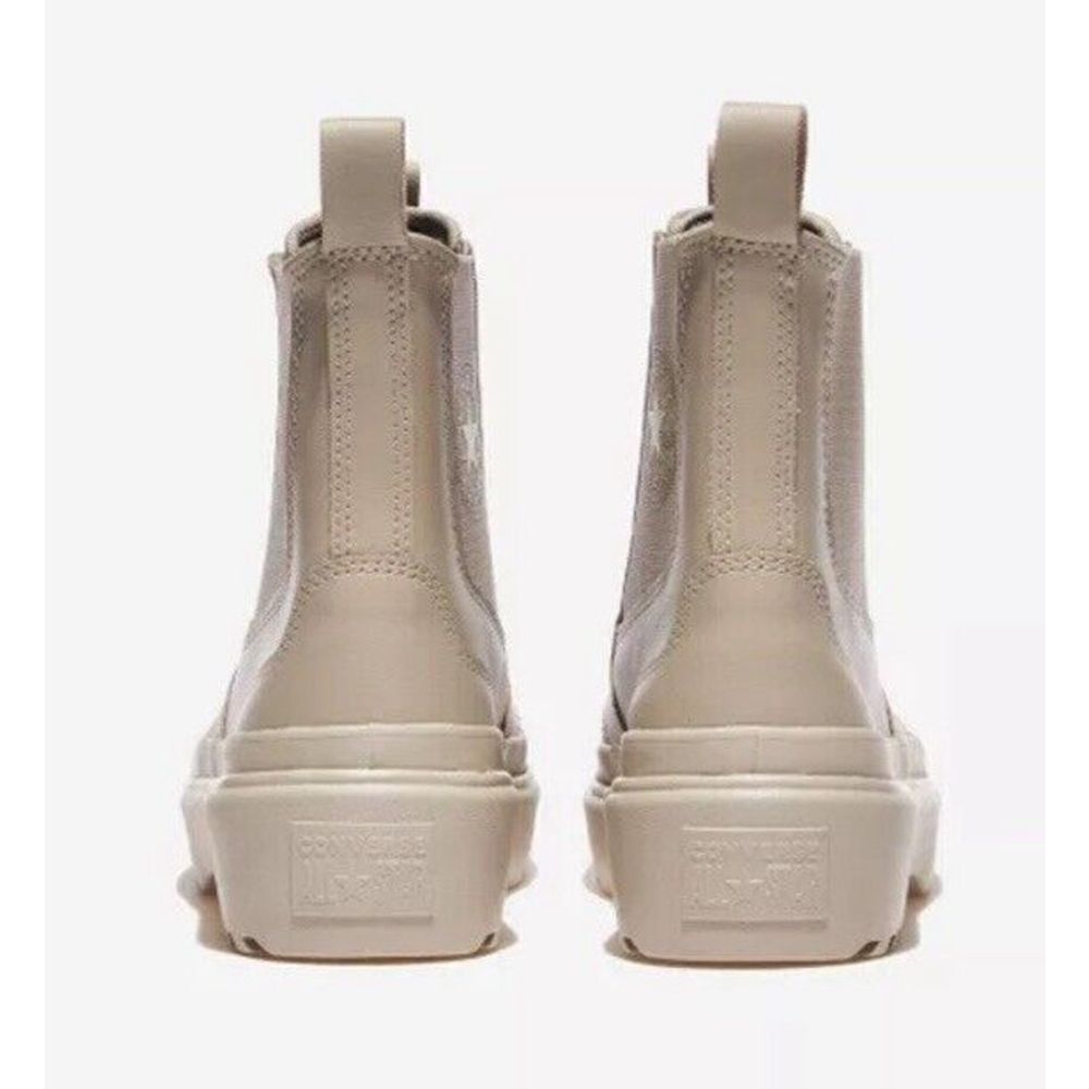 Converse Chuck Taylor All Star Lugged Leather Chelsea Boots Beige A08395C - Picture 3 of 6